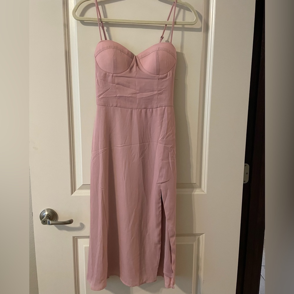 Socialite pink staphylococcus dress.  XS new without tags